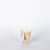 Mini Tulip Candle Holder Beige